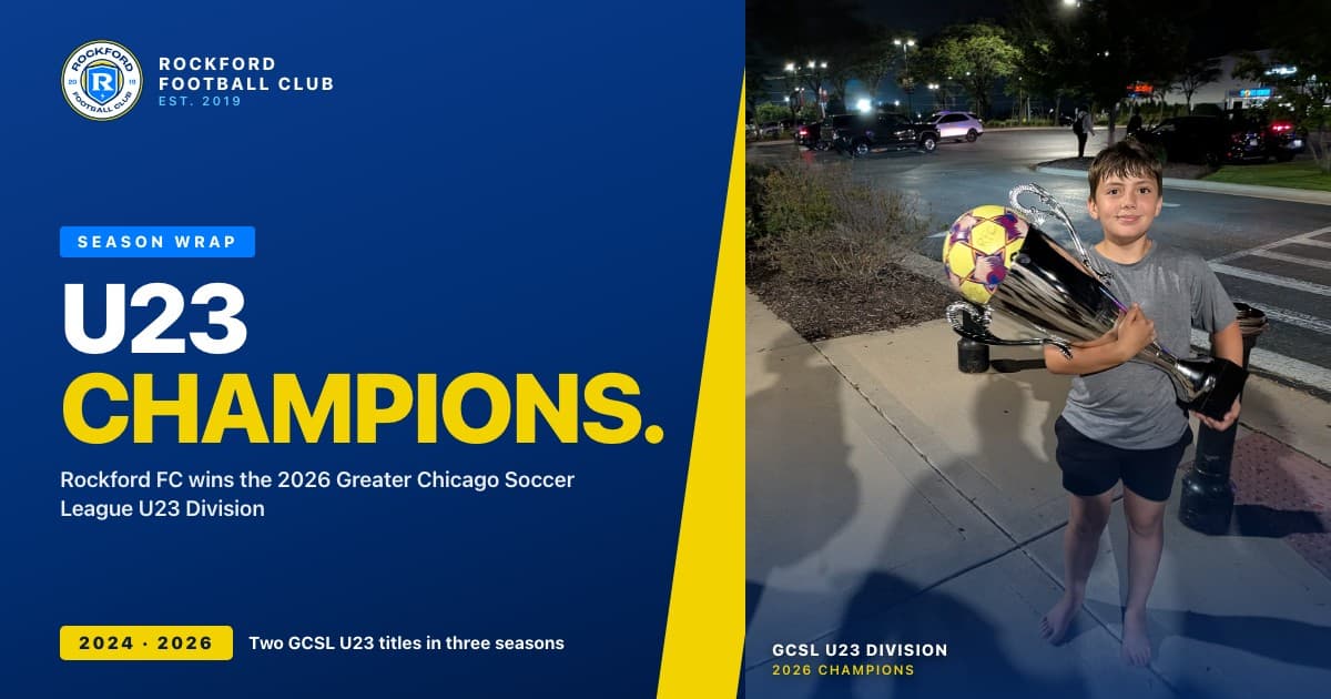 Rockford FC Wins the 2026 GCSL U23 Championship