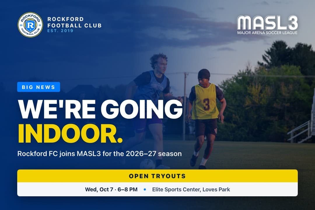 We're Going Indoor: Rockford FC Joins MASL3